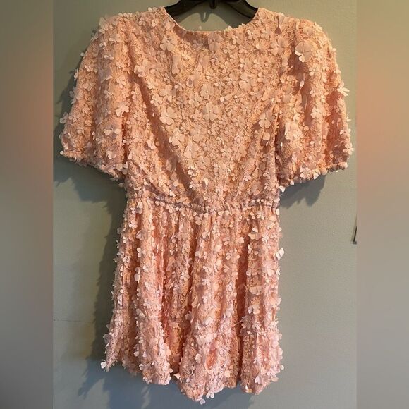 MAJORELL Tanner Mini Dress in Baby Pink size Medium - Picture 3 of 10